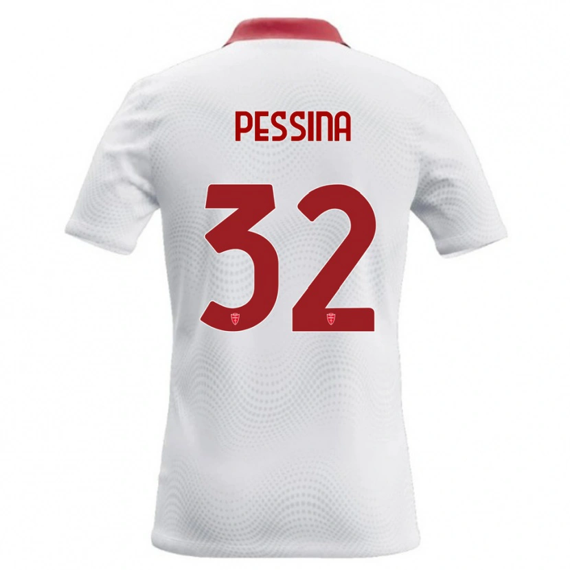 Danxen Kinder Matteo Pessina #32 Weiß Rot Auswärtstrikot Trikot 2026/27 T-Shirt Österreich