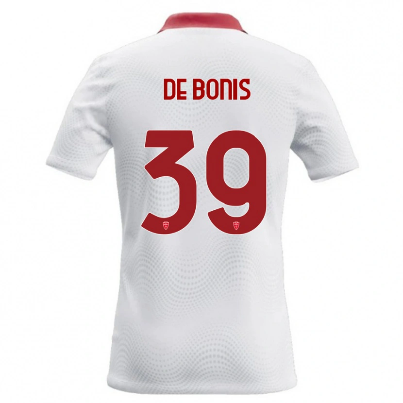 Danxen Kinder Andrea De Bonis #39 Weiß Rot Auswärtstrikot Trikot 2026/27 T-Shirt Österreich