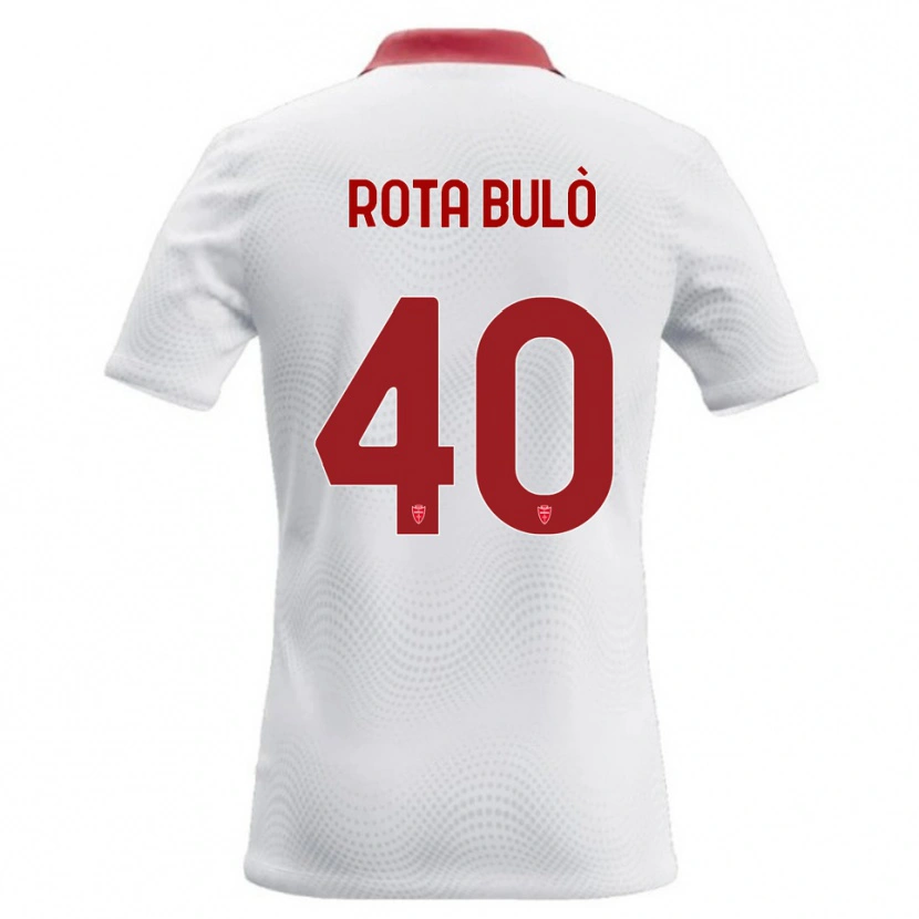 Danxen Kinder Pietro Rota Bulò #40 Weiß Rot Auswärtstrikot Trikot 2026/27 T-Shirt Österreich