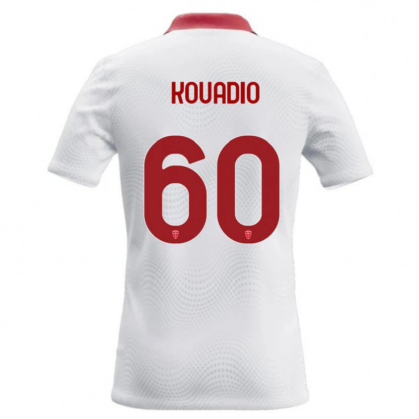 Danxen Kinder Eddy Kouadio #60 Weiß Rot Auswärtstrikot Trikot 2026/27 T-Shirt Österreich