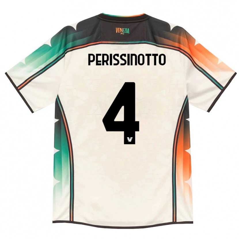 Danxen Kinder Nicolò Perissinotto #4 Oldlace Orange Grün Auswärtstrikot Trikot 2026/27 T-Shirt Österreich