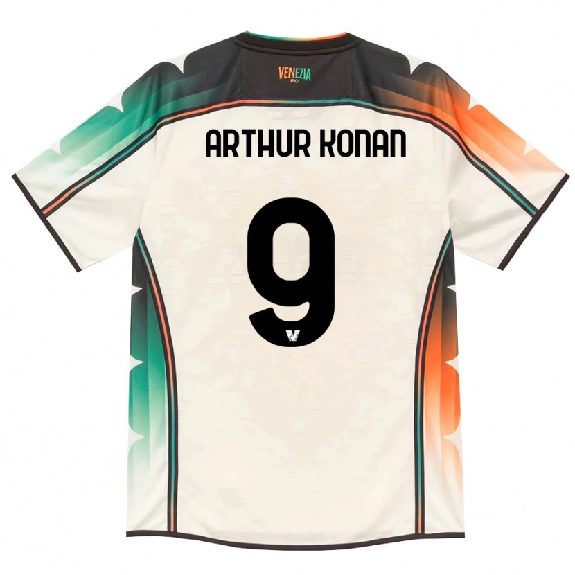 Danxen Kinder Demoye Arthur Konan #9 Oldlace Orange Grün Auswärtstrikot Trikot 2026/27 T-Shirt Österreich