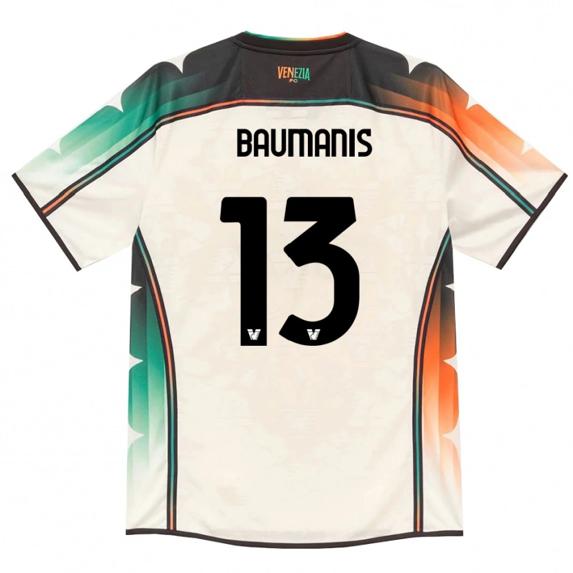 Danxen Kinder Kristofers Baumanis #13 Oldlace Orange Grün Auswärtstrikot Trikot 2026/27 T-Shirt Österreich