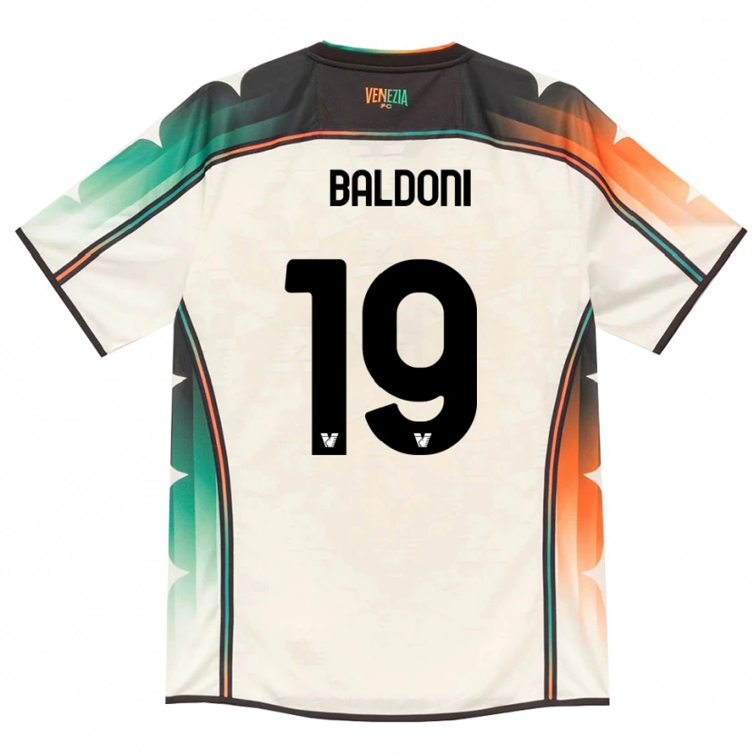 Danxen Kinder Edoardo Baldoni #19 Oldlace Orange Grün Auswärtstrikot Trikot 2026/27 T-Shirt Österreich