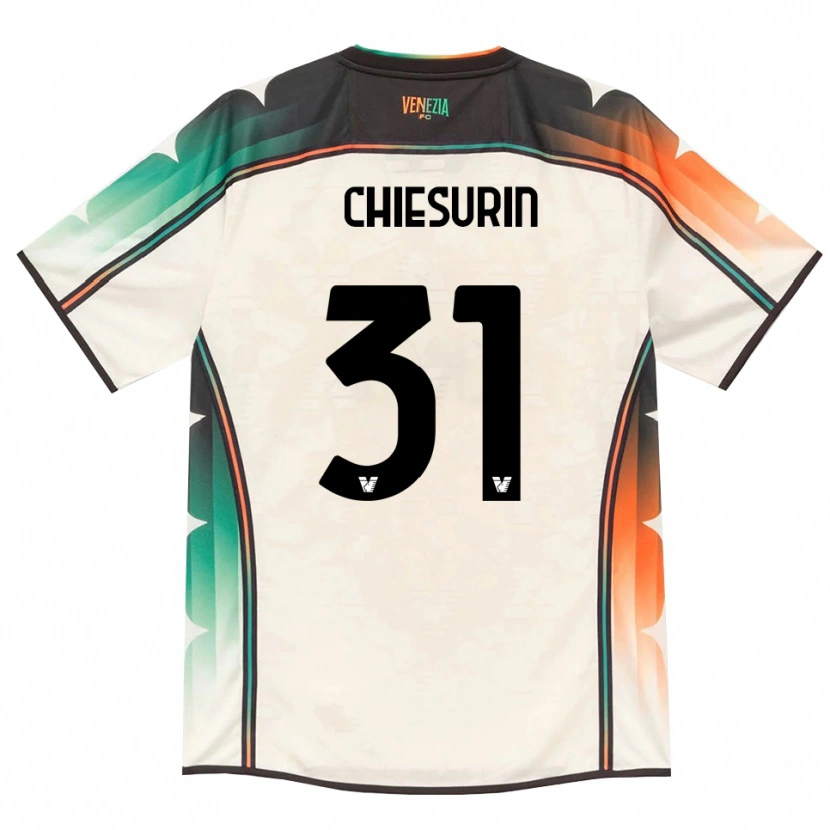 Danxen Kinder Alberto Chiesurin #31 Oldlace Orange Grün Auswärtstrikot Trikot 2026/27 T-Shirt Österreich