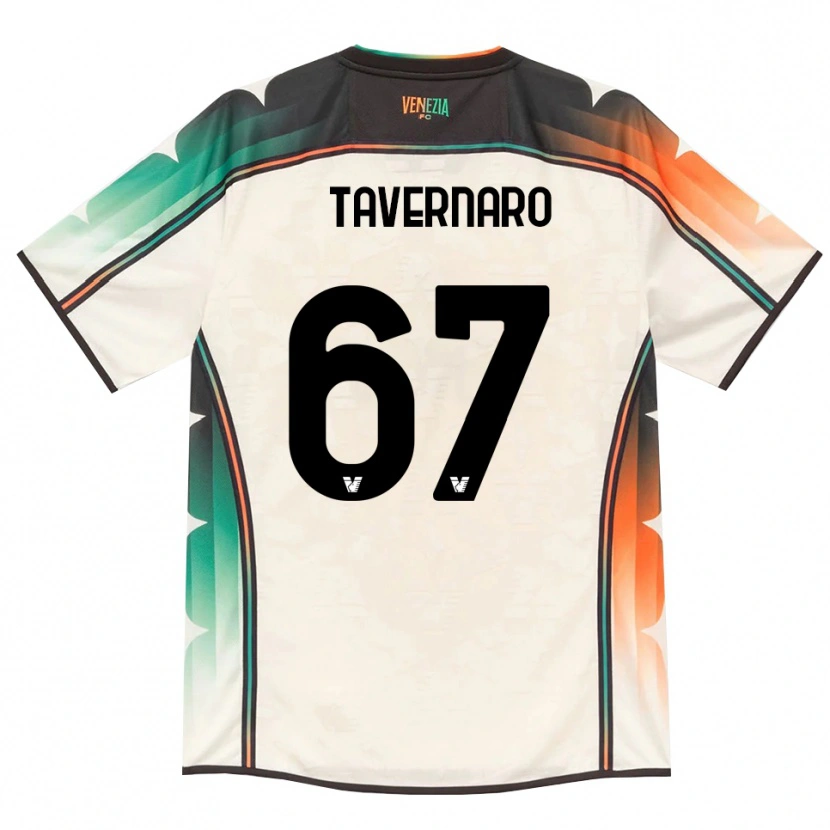 Danxen Kinder Federico Tavernaro #67 Oldlace Orange Grün Auswärtstrikot Trikot 2026/27 T-Shirt Österreich
