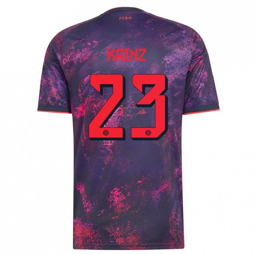 Danxen Kinder Manuel Kainz #23 Lila Rot Ausweichtrikot Trikot 2026/27 T-Shirt Österreich