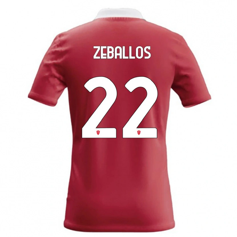 Danxen Herren Exequiel Zeballos #22 Rot Weiß Heimtrikot Trikot 2026/27 T-Shirt Österreich