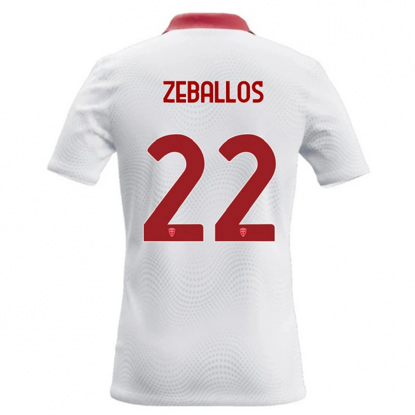 Danxen Herren Exequiel Zeballos #22 Weiß Rot Auswärtstrikot Trikot 2026/27 T-Shirt Österreich