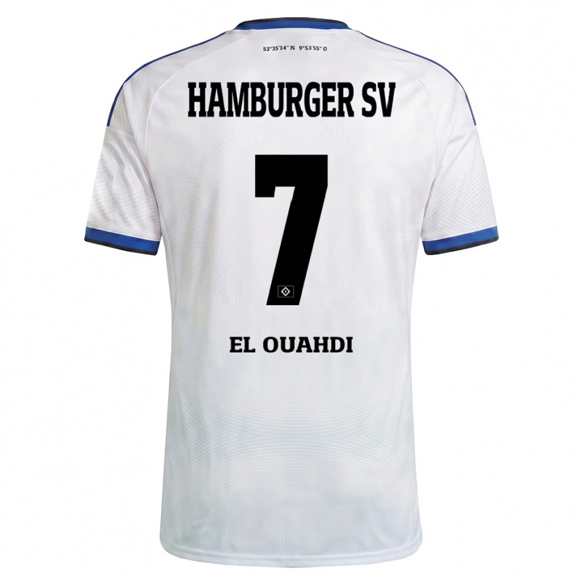 Danxen Herren Zakaria El Ouahdi #7 Weiß Schwarz Blau Heimtrikot Trikot 2026/27 T-Shirt Österreich