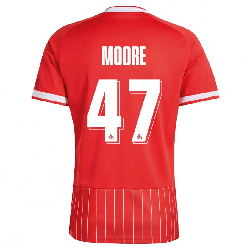 Danxen Herren Mikey Moore #47 Rot Weiß Grün Auswärtstrikot Trikot 2026/27 T-Shirt Österreich