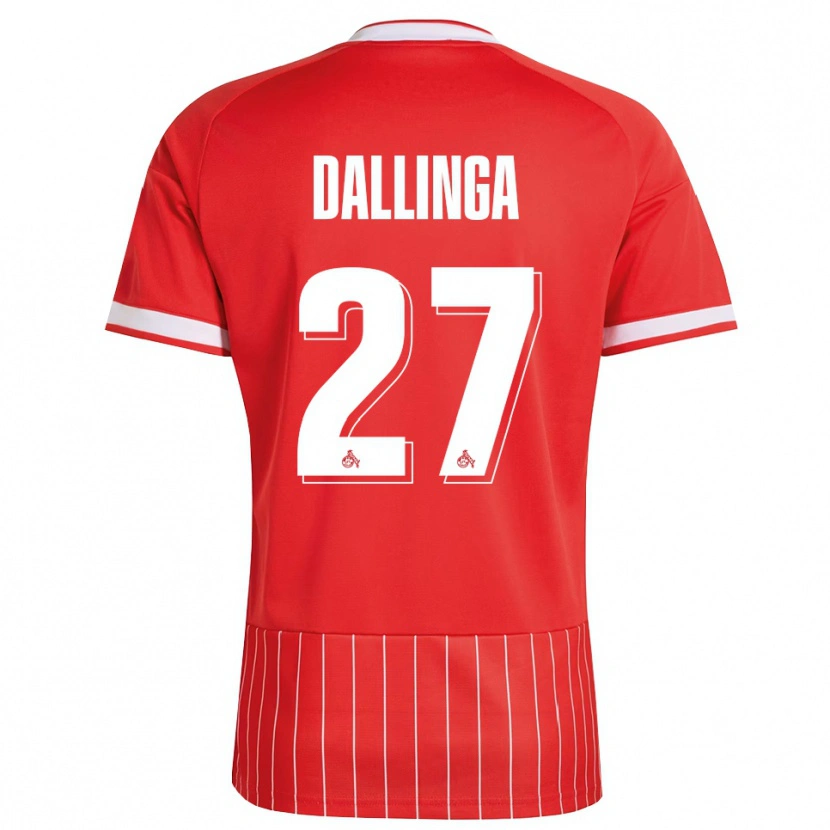 Danxen Herren Thijs Dallinga #27 Rot Weiß Grün Auswärtstrikot Trikot 2026/27 T-Shirt Österreich