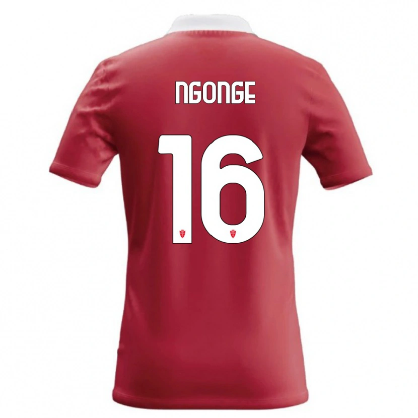 Danxen Herren Cyril Ngonge #16 Rot Weiß Heimtrikot Trikot 2026/27 T-Shirt Österreich