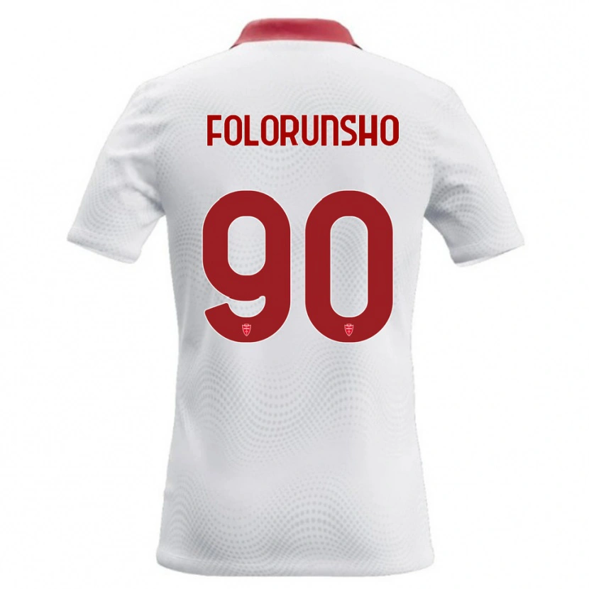 Danxen Herren Michael Folorunsho #90 Weiß Rot Auswärtstrikot Trikot 2026/27 T-Shirt Österreich