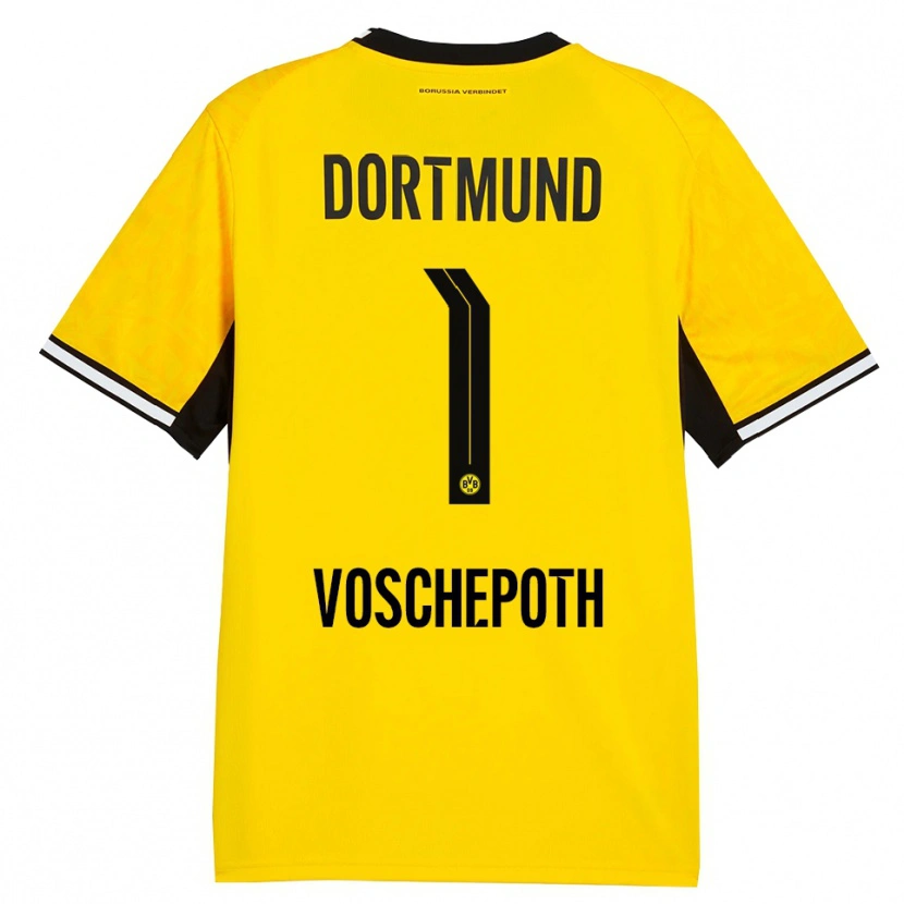 Danxen Herren Jan Voschepoth #1 Gelb Schwarz Weiß Heimtrikot Trikot 2026/27 T-Shirt Österreich