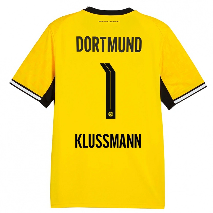 Danxen Herren Leon Klußmann #1 Gelb Schwarz Weiß Heimtrikot Trikot 2026/27 T-Shirt Österreich