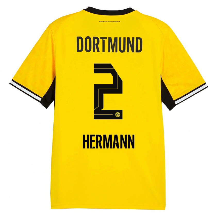 Danxen Herren Ben Hermann #2 Gelb Schwarz Weiß Heimtrikot Trikot 2026/27 T-Shirt Österreich