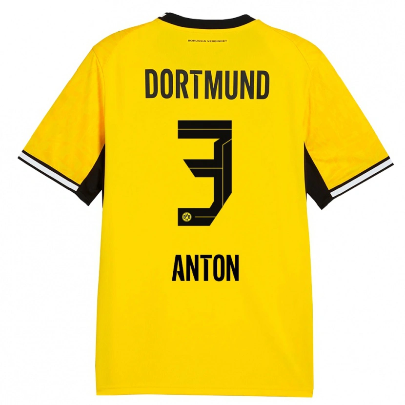 Danxen Herren Waldemar Anton #3 Gelb Schwarz Weiß Heimtrikot Trikot 2026/27 T-Shirt Österreich