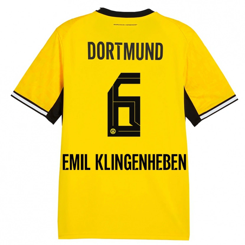 Danxen Herren Maximilian Emil Klingenheben #6 Gelb Schwarz Weiß Heimtrikot Trikot 2026/27 T-Shirt Österreich