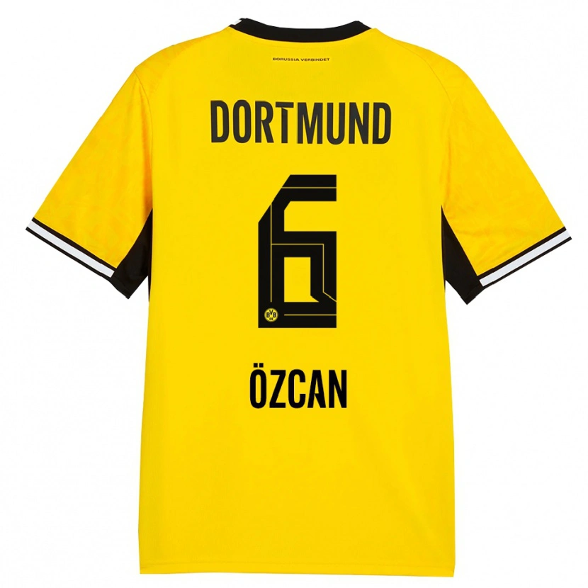 Danxen Herren Salih Ozcan #6 Gelb Schwarz Weiß Heimtrikot Trikot 2026/27 T-Shirt Österreich