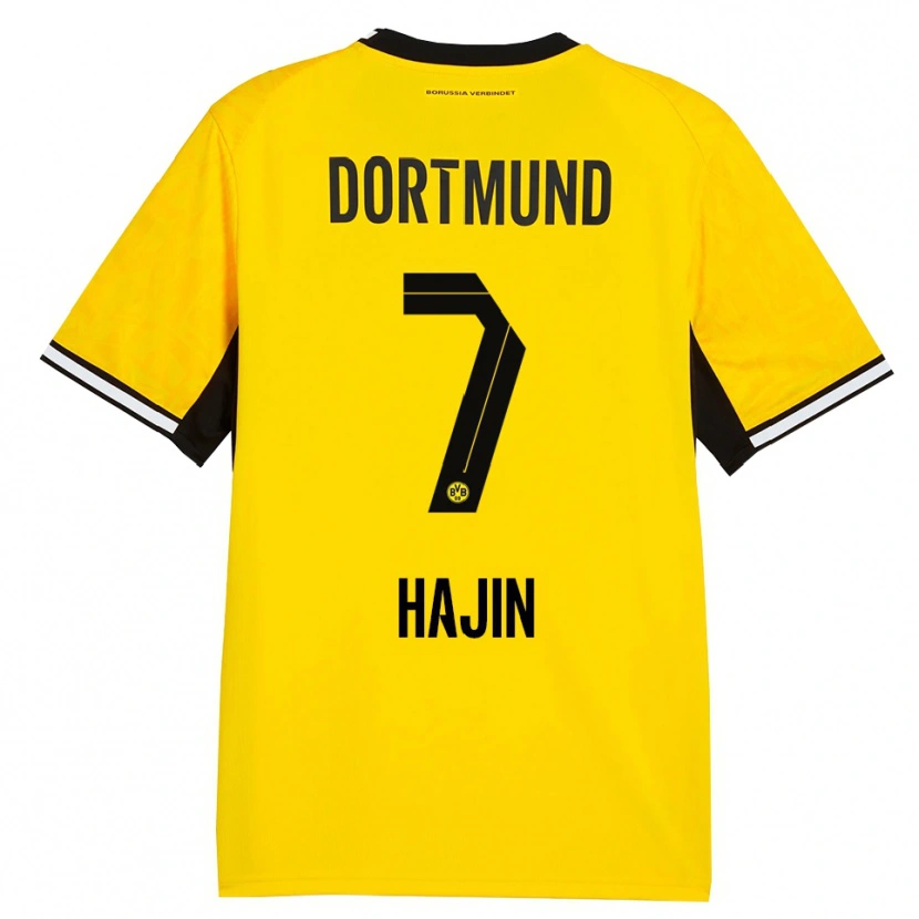 Danxen Herren So Hajin #7 Gelb Schwarz Weiß Heimtrikot Trikot 2026/27 T-Shirt Österreich