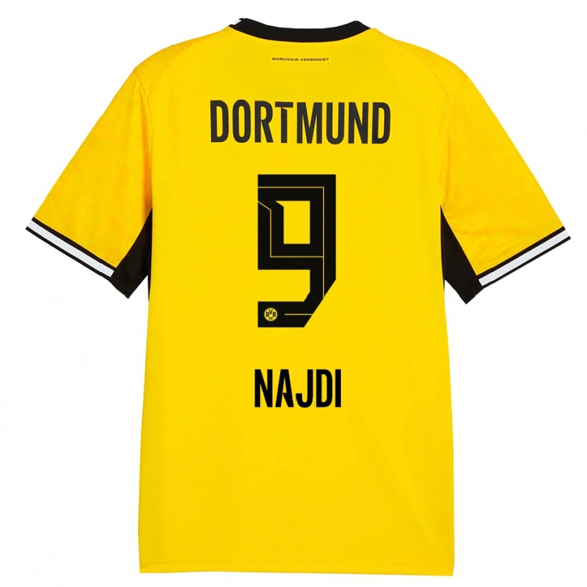 Danxen Herren Ahmad Najdi #9 Gelb Schwarz Weiß Heimtrikot Trikot 2026/27 T-Shirt Österreich