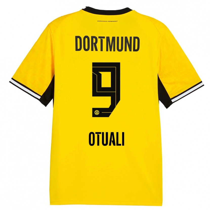 Danxen Herren Moses Otuali #9 Gelb Schwarz Weiß Heimtrikot Trikot 2026/27 T-Shirt Österreich