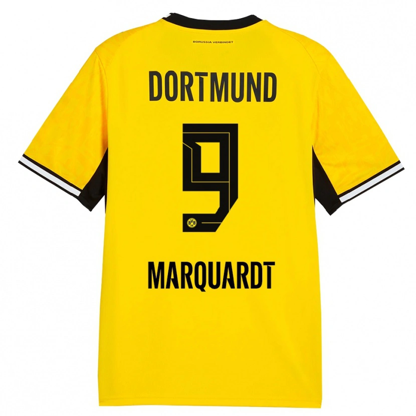 Danxen Herren Dana Marquardt #9 Gelb Schwarz Weiß Heimtrikot Trikot 2026/27 T-Shirt Österreich