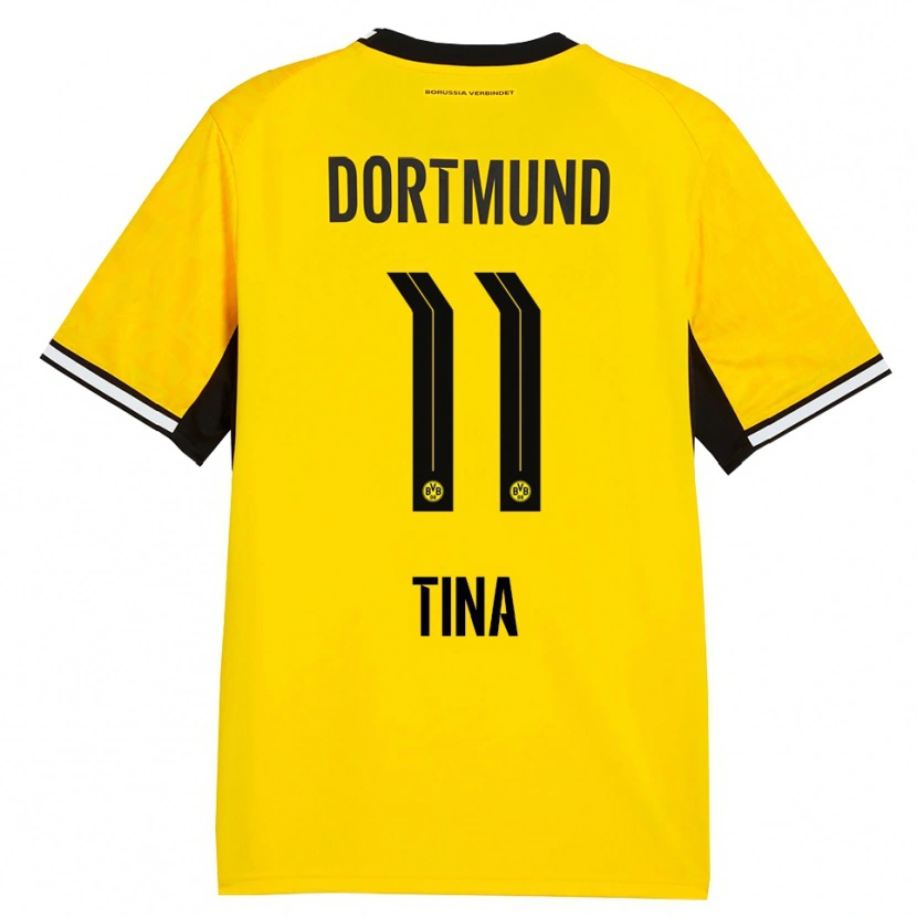 Danxen Herren Abdulla Tina #11 Gelb Schwarz Weiß Heimtrikot Trikot 2026/27 T-Shirt Österreich