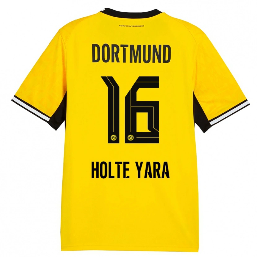 Danxen Herren Ten Holte Yara #16 Gelb Schwarz Weiß Heimtrikot Trikot 2026/27 T-Shirt Österreich