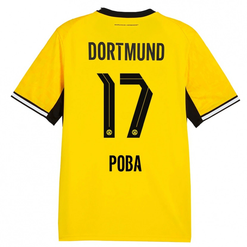 Danxen Herren Peniel Poba #17 Gelb Schwarz Weiß Heimtrikot Trikot 2026/27 T-Shirt Österreich