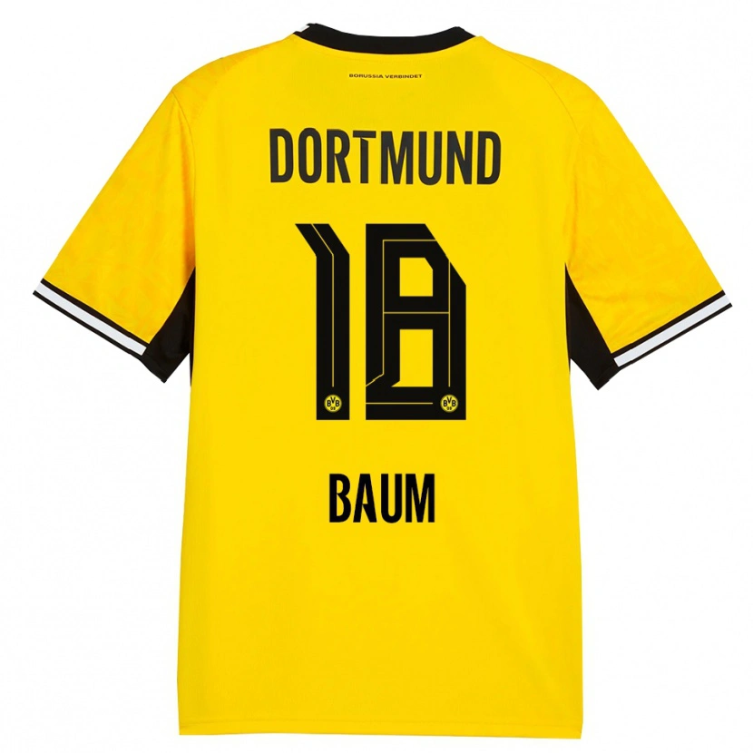 Danxen Herren Celina Baum #18 Gelb Schwarz Weiß Heimtrikot Trikot 2026/27 T-Shirt Österreich