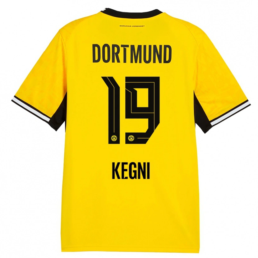 Danxen Herren Pharell Kegni #19 Gelb Schwarz Weiß Heimtrikot Trikot 2026/27 T-Shirt Österreich