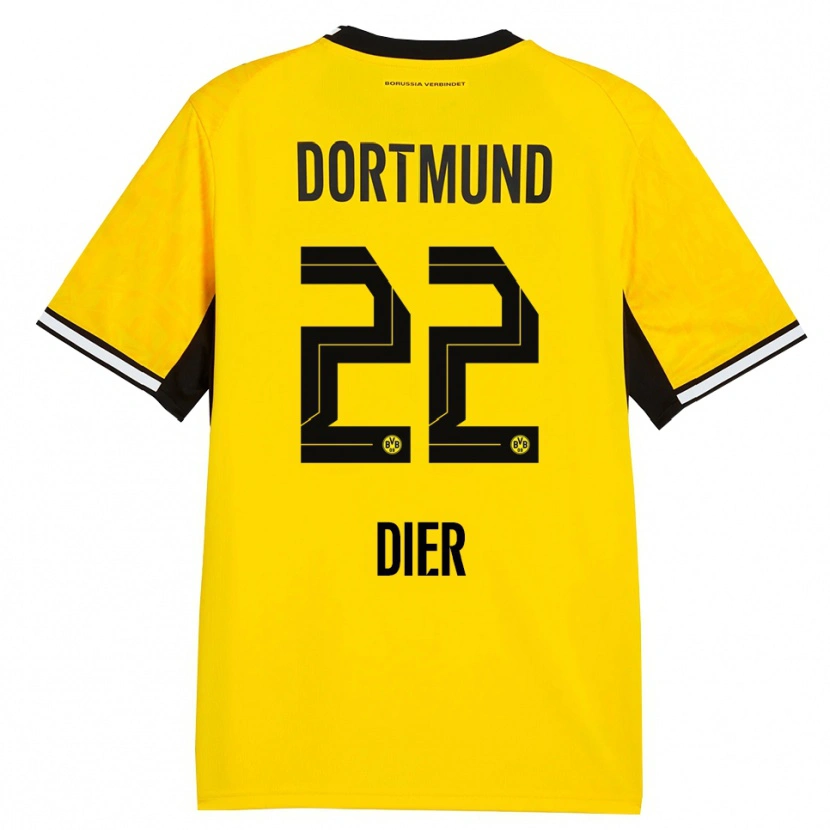 Danxen Herren Henrik Dier #22 Gelb Schwarz Weiß Heimtrikot Trikot 2026/27 T-Shirt Österreich