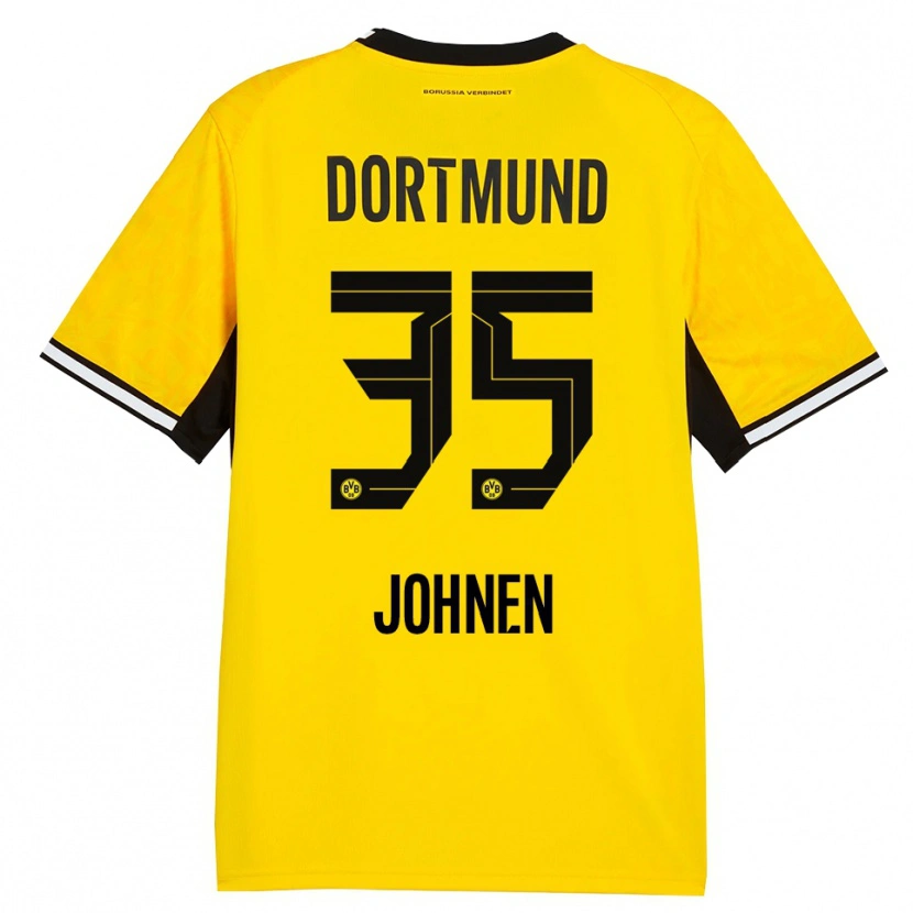 Danxen Herren Marcel Johnen #35 Gelb Schwarz Weiß Heimtrikot Trikot 2026/27 T-Shirt Österreich