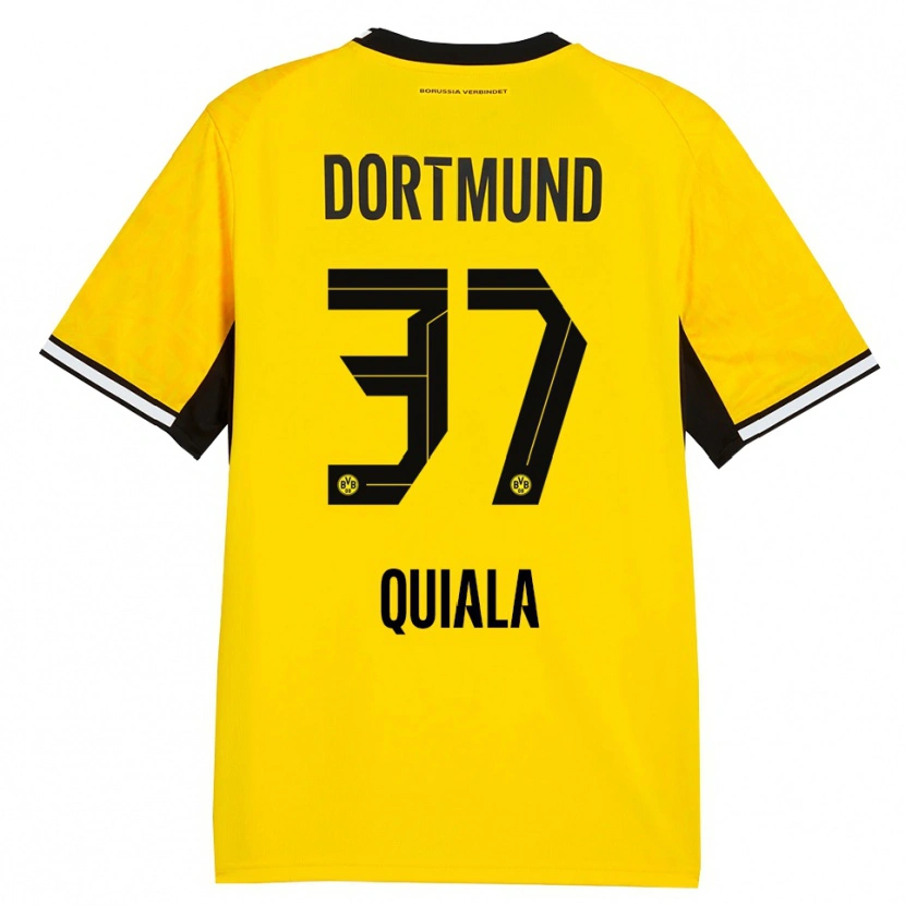 Danxen Herren Nanitonda Quiala #37 Gelb Schwarz Weiß Heimtrikot Trikot 2026/27 T-Shirt Österreich