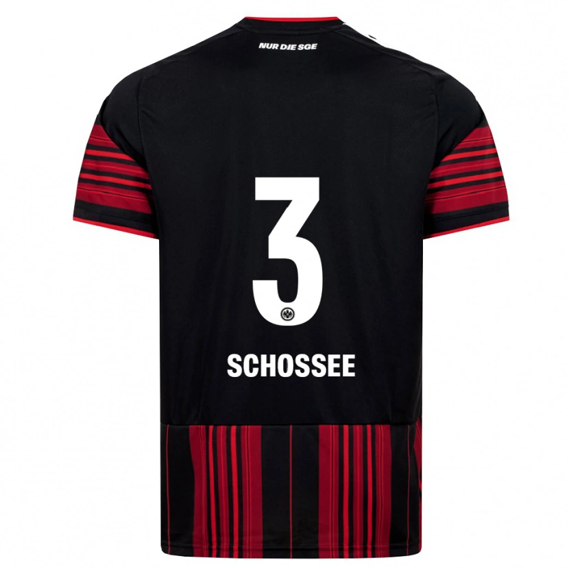 Danxen Herren Maurice Schossee #3 Schwarz Rot Weiß Heimtrikot Trikot 2026/27 T-Shirt Österreich