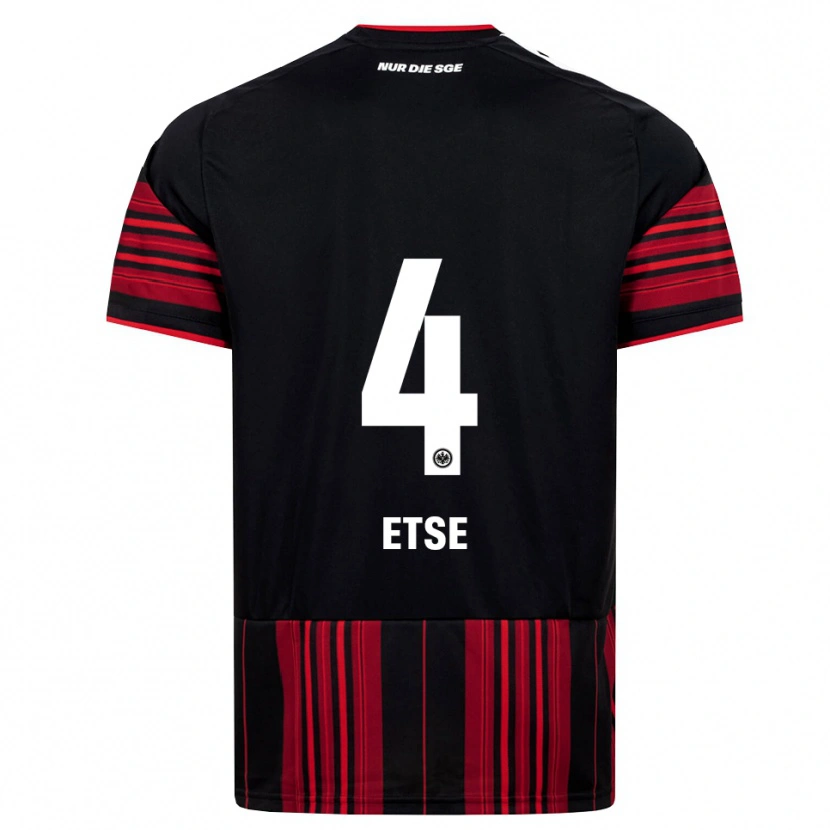 Danxen Herren Julian Etse #4 Schwarz Rot Weiß Heimtrikot Trikot 2026/27 T-Shirt Österreich