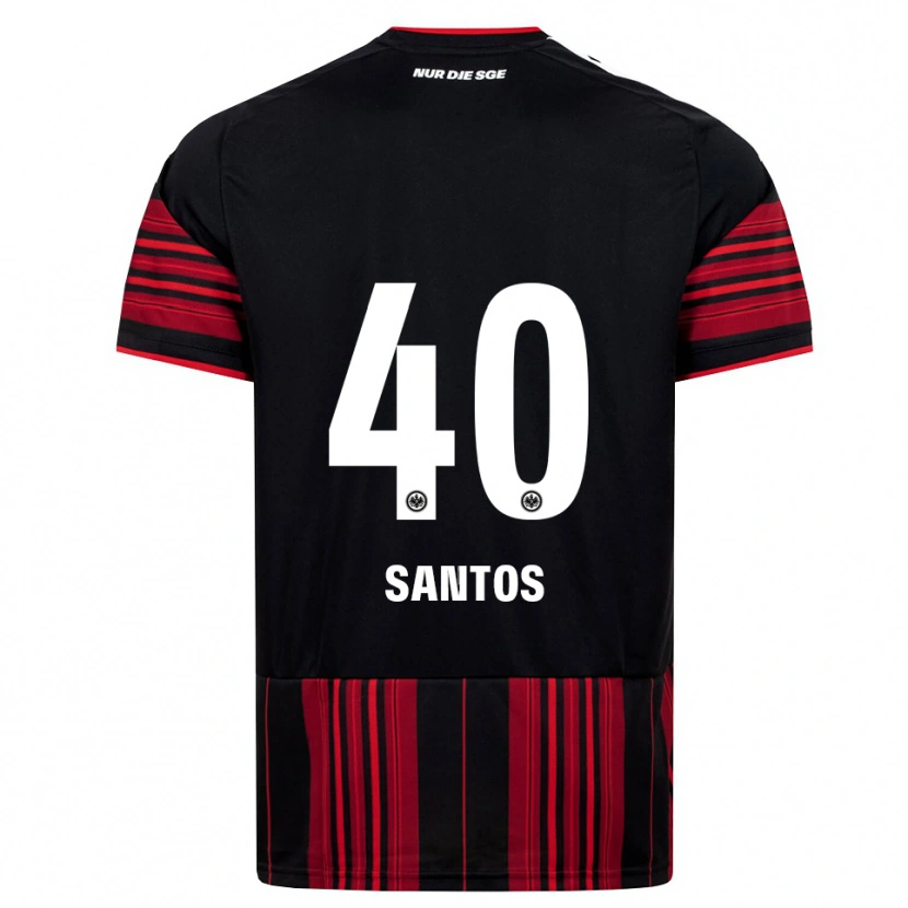 Danxen Herren Kauã Santos #40 Schwarz Rot Weiß Heimtrikot Trikot 2026/27 T-Shirt Österreich