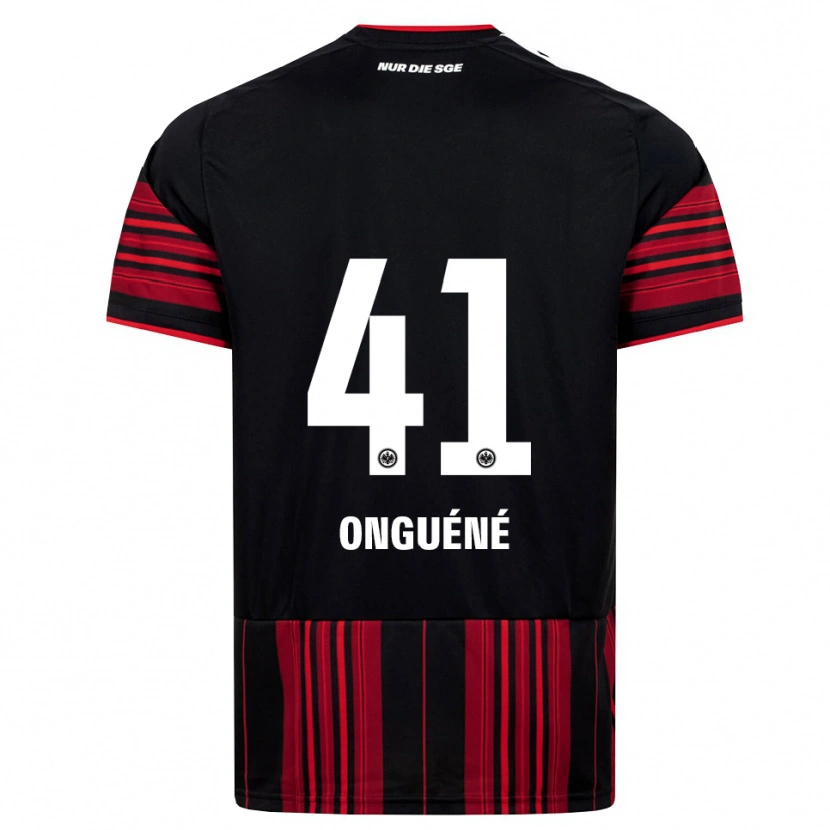 Danxen Herren Jérôme Onguéné #41 Schwarz Rot Weiß Heimtrikot Trikot 2026/27 T-Shirt Österreich