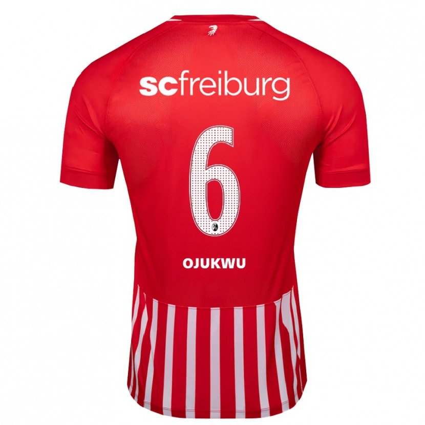 Danxen Herren Nicole Ojukwu #6 Rot Weiß Schwarz Heimtrikot Trikot 2026/27 T-Shirt Österreich