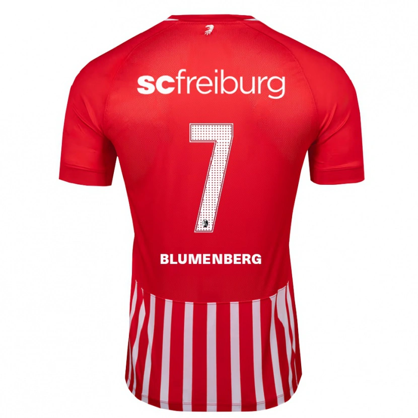 Danxen Herren Tessa Blumenberg #7 Rot Weiß Schwarz Heimtrikot Trikot 2026/27 T-Shirt Österreich