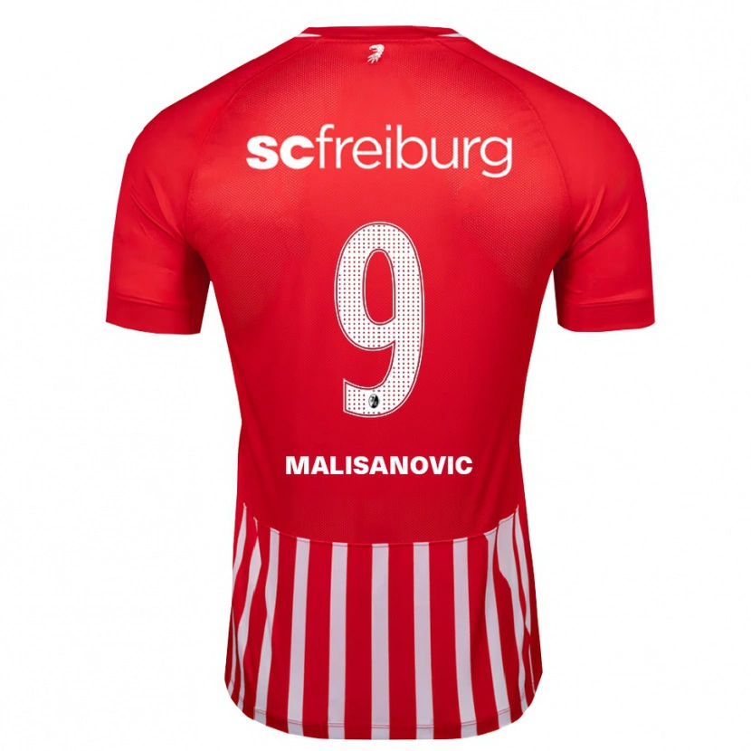 Danxen Herren Darko Malisanovic #9 Rot Weiß Schwarz Heimtrikot Trikot 2026/27 T-Shirt Österreich