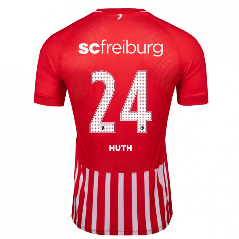 Danxen Herren Jannik Huth #24 Rot Weiß Schwarz Heimtrikot Trikot 2026/27 T-Shirt Österreich