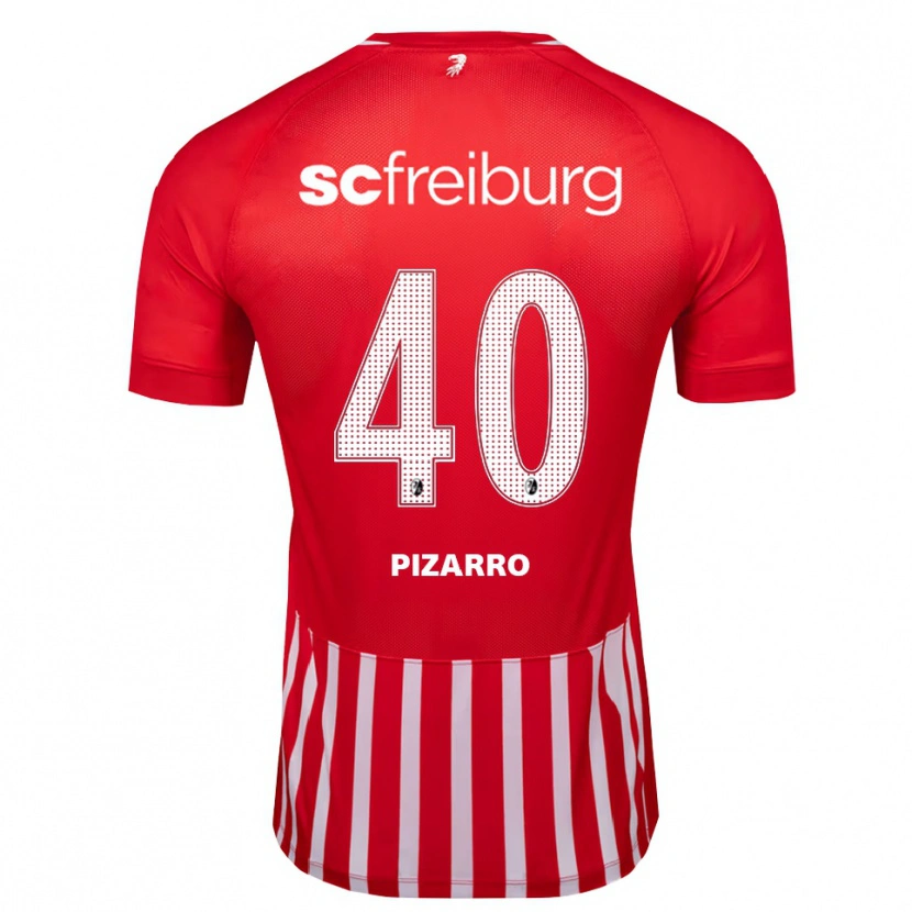 Danxen Herren Théodore Pizarro #40 Rot Weiß Schwarz Heimtrikot Trikot 2026/27 T-Shirt Österreich