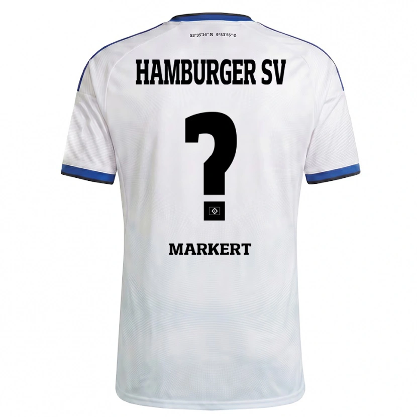 Danxen Herren John-Lee Markert #0 Weiß Schwarz Blau Heimtrikot Trikot 2026/27 T-Shirt Österreich