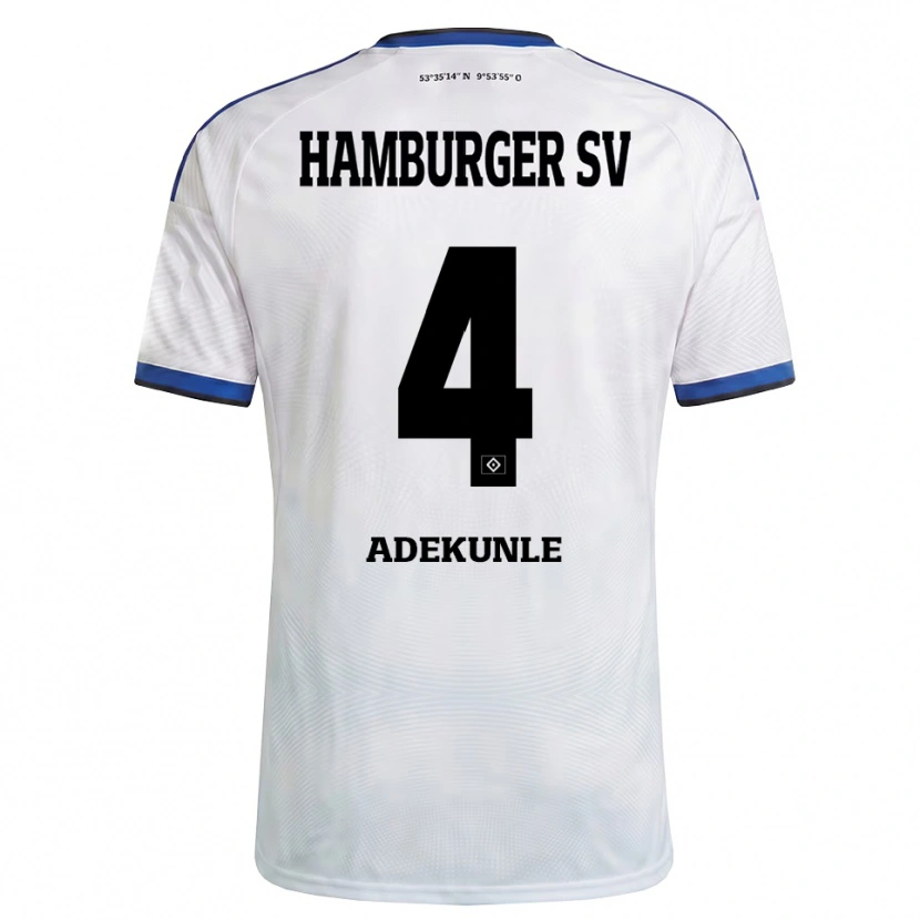 Danxen Herren Noah Adekunle #4 Weiß Schwarz Blau Heimtrikot Trikot 2026/27 T-Shirt Österreich