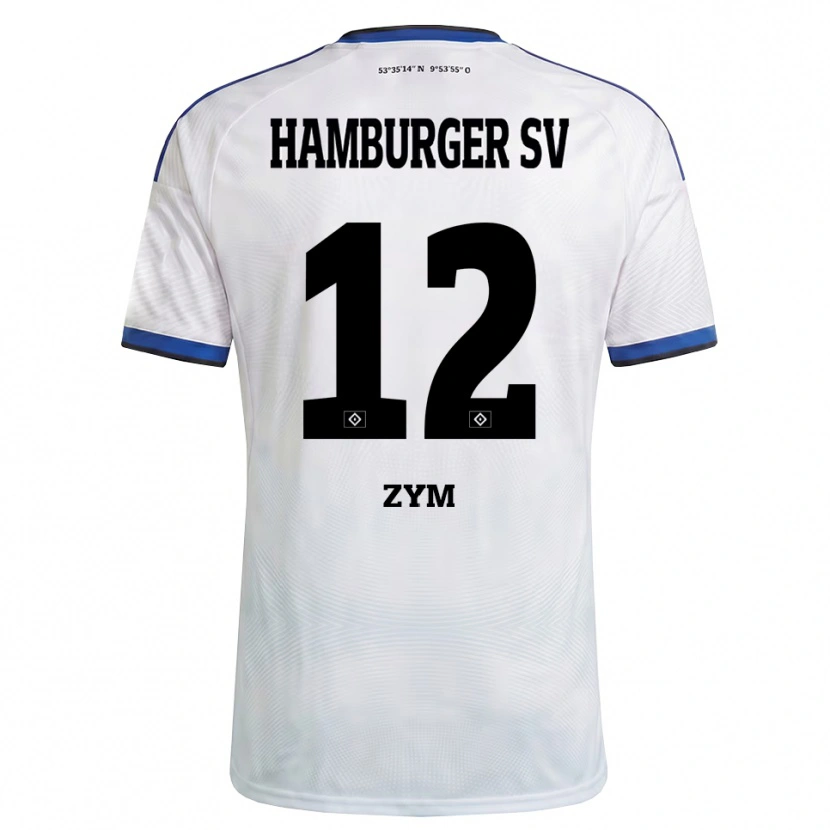 Danxen Herren Marcel Zym #12 Weiß Schwarz Blau Heimtrikot Trikot 2026/27 T-Shirt Österreich