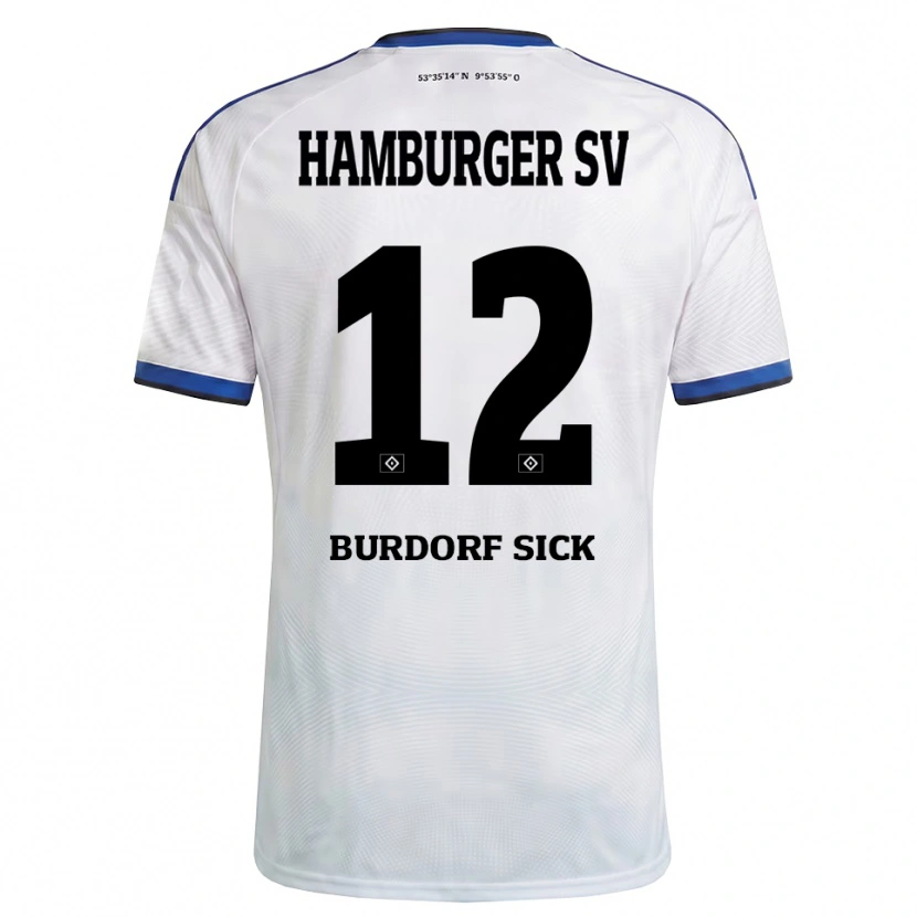 Danxen Herren Emma Burdorf-Sick #12 Weiß Schwarz Blau Heimtrikot Trikot 2026/27 T-Shirt Österreich
