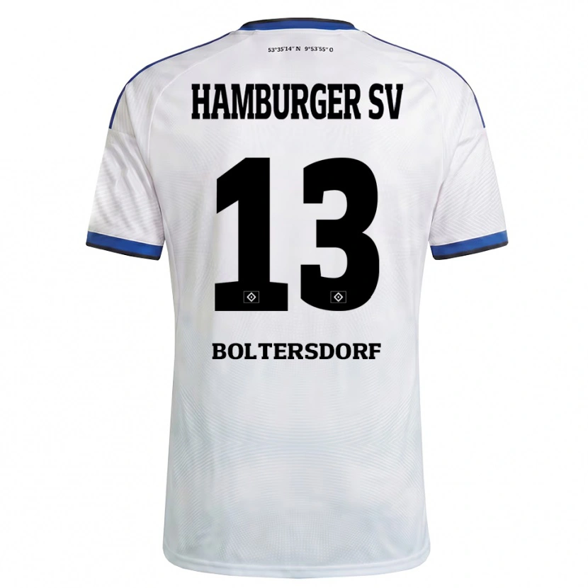 Danxen Herren Sebastian Boltersdorf #13 Weiß Schwarz Blau Heimtrikot Trikot 2026/27 T-Shirt Österreich
